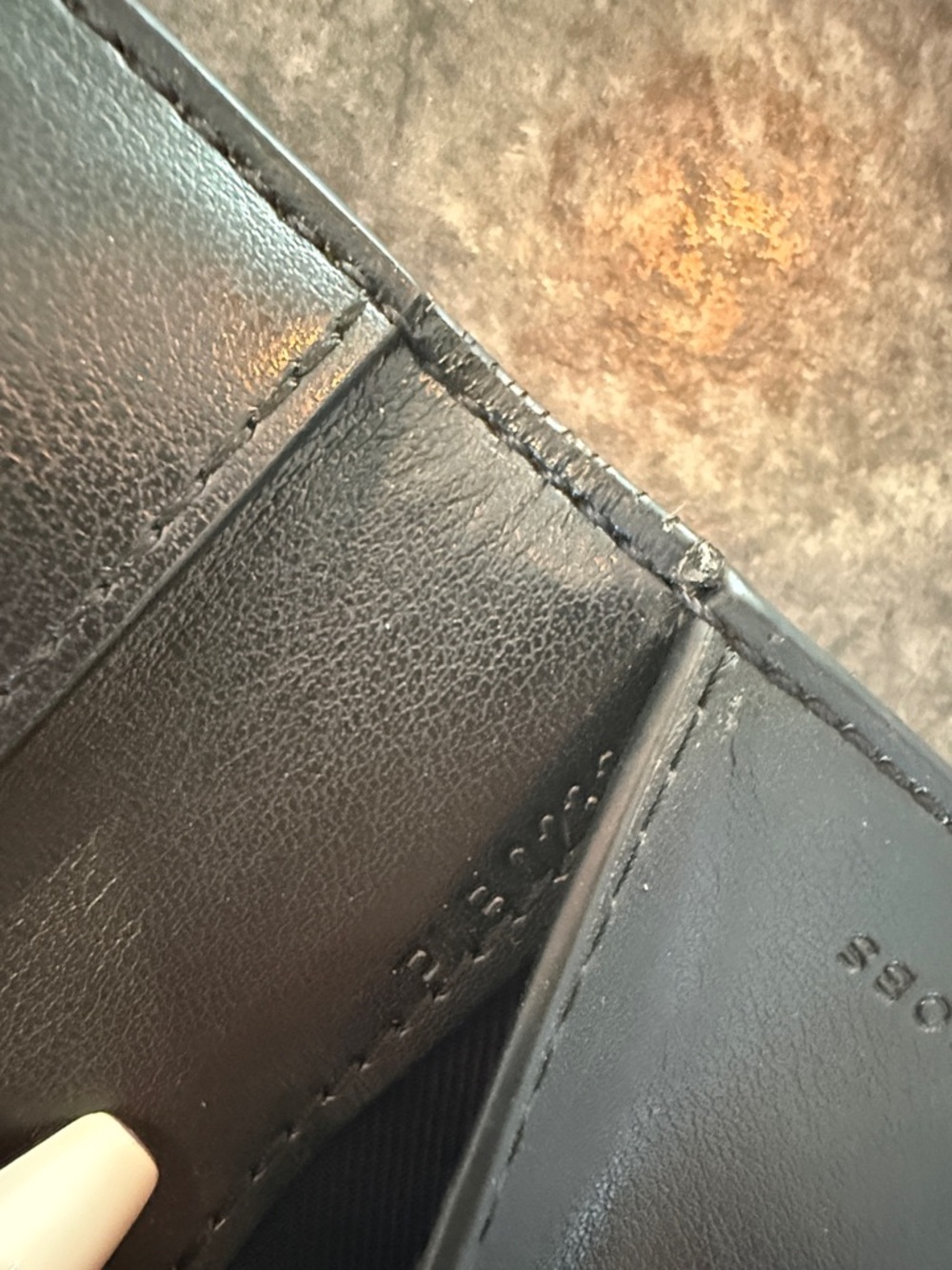 Marc Jacobs Black Textured wallet with Gold Accents. EUC! - Picture 11 of 11